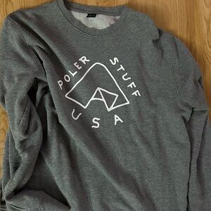Vintage Poler Gray Crewneck